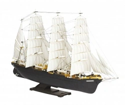 Assembled model-copy. Sailing barque "Kruzenshtern".