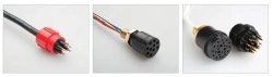 AKVAT series deep sea connectors with round profile for 6, 8 and 10 contacts