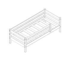 Wooden bed for children
