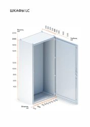 Cabinets (enclosures) for distribution and automation systems, type SHSRA (model LC)