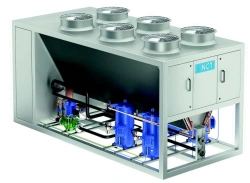 NCT type NARA liquid chillers with screw compressors and air condenser