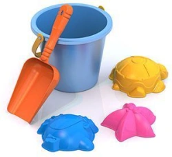 Sand Set ? 4 (small bucket, scoop, 3 moulds "Sea")