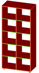 Rack (lsp) one-sided with constant parameters