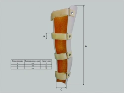Knee and hip brace