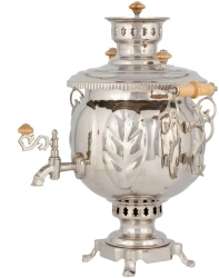 Samovar combi 4,5 litre nickel plating
