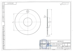 DFS - diaphragm with flanged method of differential pressure extraction, for pipelines with nominal diameter DN from 50 to 400 m