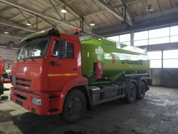 Tank truck ??-13,5, type TK364010 (modification 4693D1) on chassis KAMAZ KAMAZ-018/2011/TRCU-3axle-102