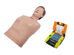 Automated external defibrillation and CPR training combination, AED98D+