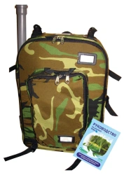 Small backpack field laboratory for water body research (NKV-Rm), 18 indicators, with manual.