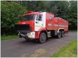 Armoured fire tanker ACB 6,0-40 (65111) model 010-MI, type KZ66CB, modification KZ66CB on chassis KAMAZ-65111-50.