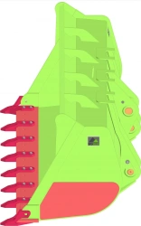 Standard 3.3 m3 bucket on JGM-757