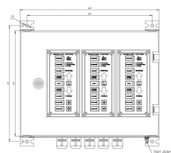 Machine telegraph panel MT-1Sh3-I220