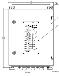 Switchboard of signal-distinctive lights complete with photosensor KF-220-12NSHCH