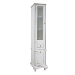 Cabinet - column Aquaton Beatrice left ivory with patina 1A187403BEM6L1.A187.4.03B.EM6.L