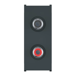 CADUCEUS ALING MODE Audio 2xRCA, 1M, anthracite, art. 6627.?