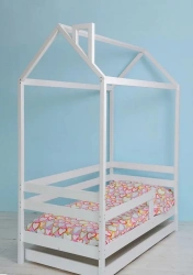Children's single-drawer bed