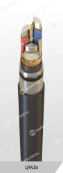 Power cable with aluminium conductors with paper insulation impregnated with viscous or non-flowing composition for voltage 6, 1