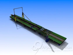 URAG-type unloading truck of U-15-URAG-UU model