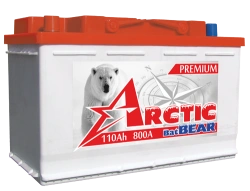 Lead battery for starting piston engines 6ST-110 LB "Arctic BatBEAR"