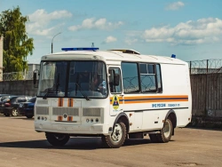Vehicle for emergency rescue services and police 501950-01 (base vehicle PAZ 4234-04 of production)