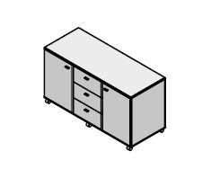 Mobile service cabinet. Set of furniture "Sydney"