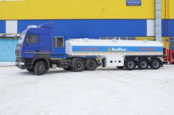 Semi-trailer-tanker, type PPTS-3/6-3/12-23-3, modification 9138C-0000010R with BPW HSFALM 9010-15 V36 axle units