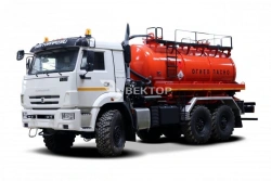 Oil and gas condensate tanker AKN/AKNS 4681A2-30 on KAMAZ 43118-A5, 43118-50, 43118-RR, 43118-RS chassis