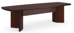 Wooden conference table