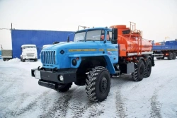 Tank truck (AC), UZST brand, type UZST01, modification 6619A-18 on Ural chassis 5557-1151-60, 5557-1151-62, 5557-1151-70, 5557-1