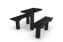 Table and 2 benches MINI