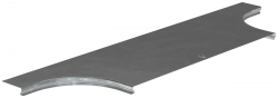 COT01D-0-500-08-HDZ ESCA Diverter cover T-circle smooth type G01 500mm HDZ IEK