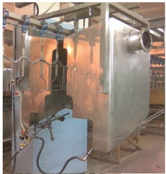 Gas fire extinguishing device