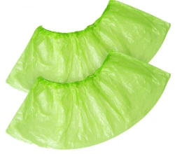 Disposable medical shoe covers made of low pressure polyethylene according to TU 32.50.50-001-33186646-2017, registration certif