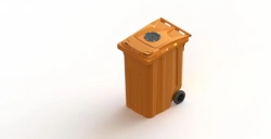 Mobile bin 360l Art.28.C29.V/1 (20.806.30.PE; 21.055.30.PE.V/1)
