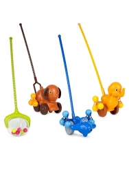 Set of gurneys on a stick.