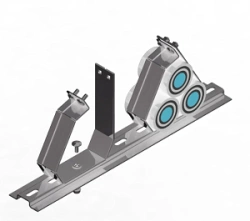 Metal cable clamps CMU3x00, with cable diameters from 25 mm to 100 mm, metal thickness 1,0 mm, thermodiffusion galvanised steel,