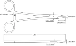21.5050.18 Needle holder with carbide inserts