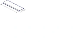 Shelf 30x91,5