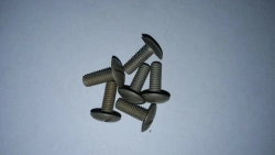 Screws with countersunk head 120° to nuts-pistons made of titanium alloy OST 1 10098-92