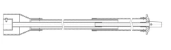 Telescopic rod extension USHT-91.2-2,0-25-30