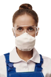 Personal respiratory protection equipment with filtering half-mask: respirator ALINA-200 FFP2 NR D