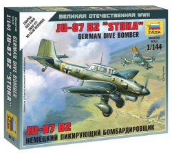 Prefabricated model "German Ju-87B2 Bomber".