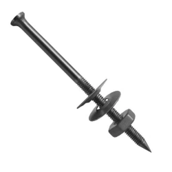 Screw for fixation of condyles and ankles (tie-bolt)