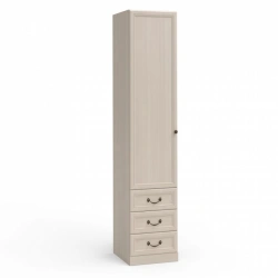 "Camilla" FSJ-02.T8L, 1-door cupboard, 1-door panel, 3 drawers, panel shelves from the set of modular furniture "Camilla".