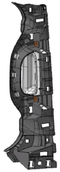 Left saloon handle assembly 1683354781