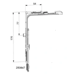 Angle gear, article no. 250847