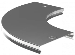 CPG01D-0-90-600-08 Smooth turn cover. 90° type G01 ESCA 600mm IEK