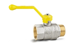 Brass ball valve LD Pride 47.20.B-H.R.GAS