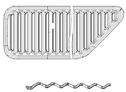 4238-50-5601207 Ventilation grille
