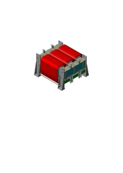 Dry-type power transformer for railway transport with power less than 500 kVA TSP(RG)-400/6
